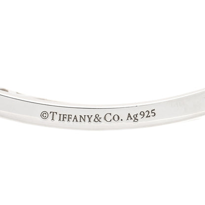 Tiffany Sterling Silver Narrow Atlas Open Bangle Bracelet 3 of 3