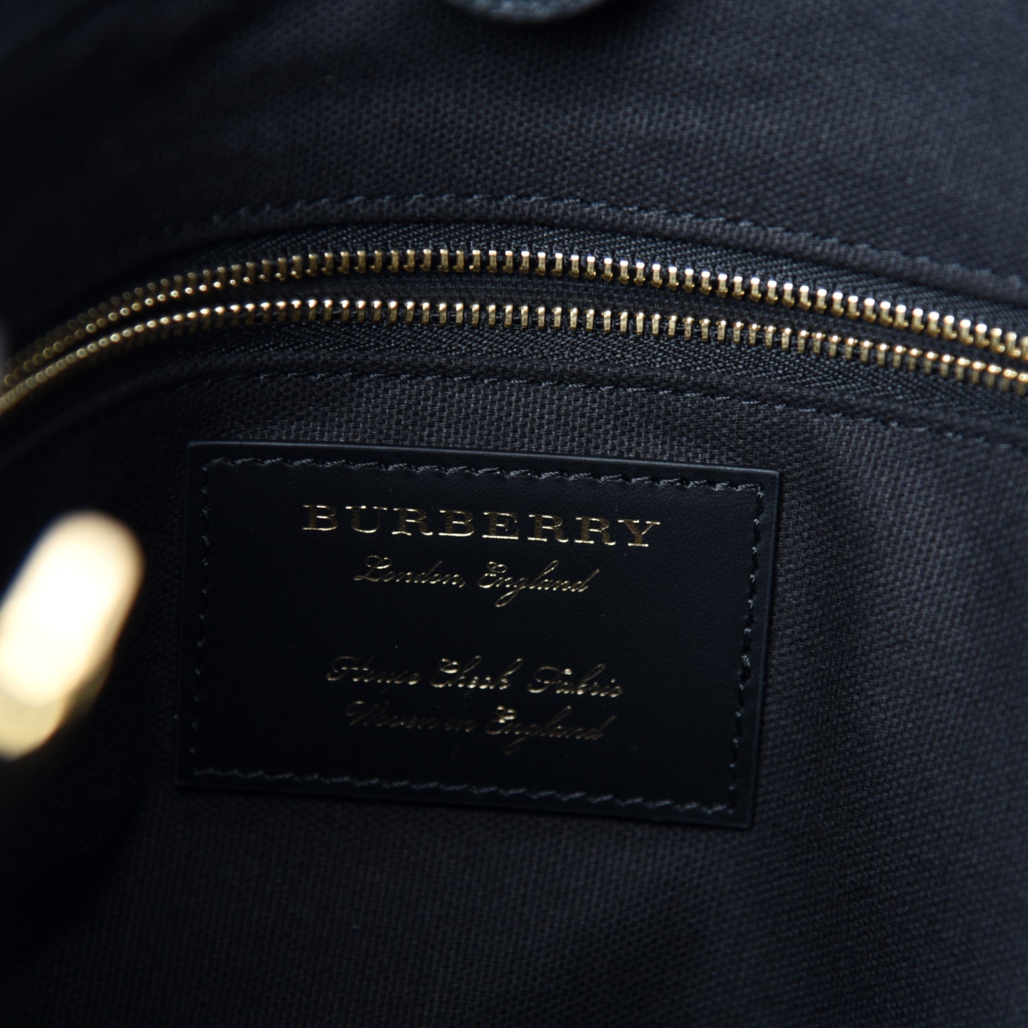 Burberry Grainy Calfskin House Check Small Canterbury Black 8 of 11