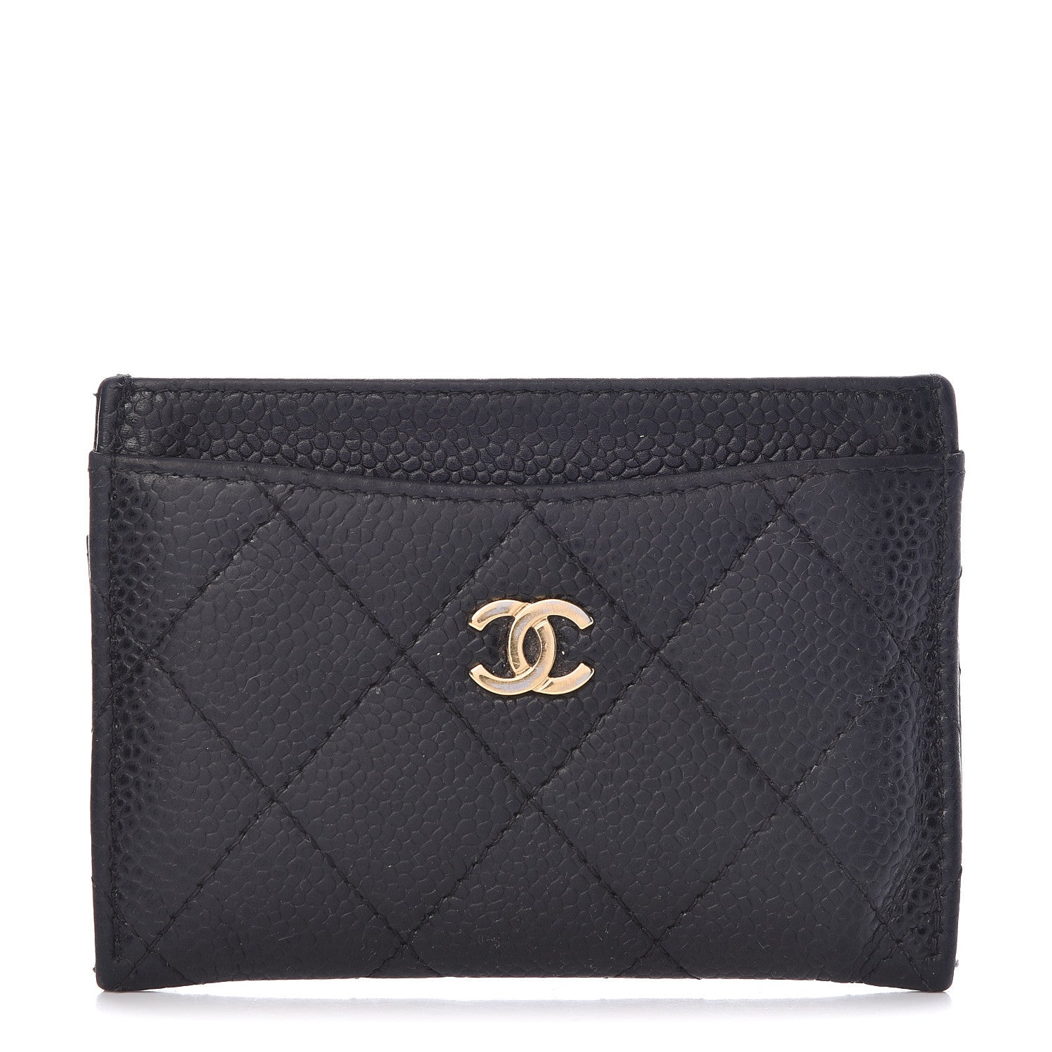 Chanel Caviar Quilted Card Holder Black 1 of 15