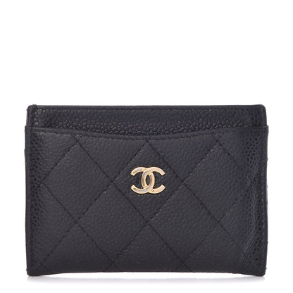 Chanel Caviar Quilted Card Holder Black 1 of 15