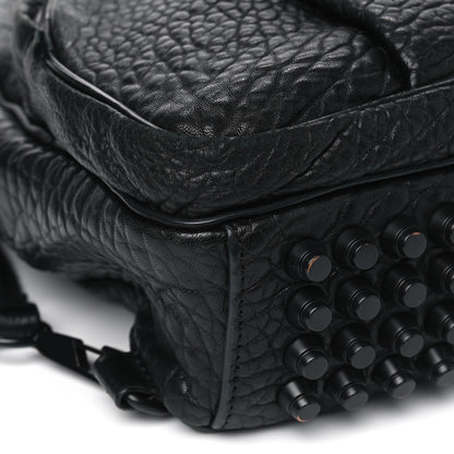 Alexander Wang Pebbled Lambskin Dumbo Backpack Black Matte Black Hardware 5 of 8