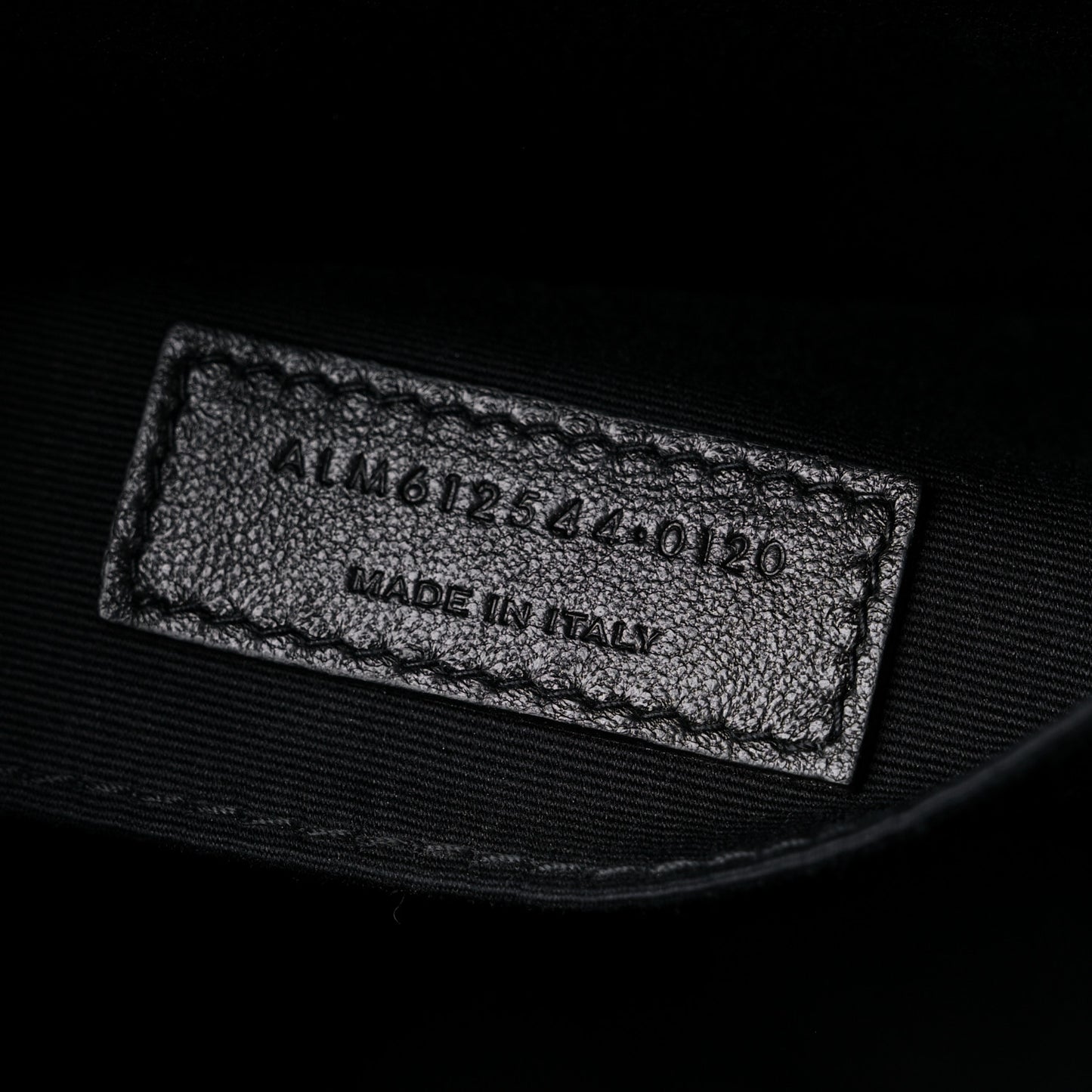 Calfskin Matelasse Monogram Lou Camera Bag Black