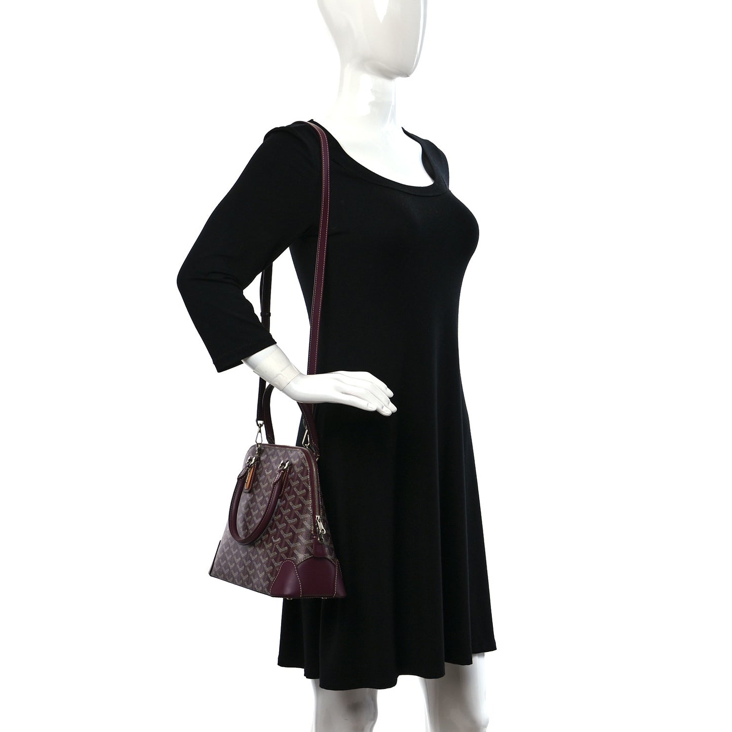 Goyardine Sac Vendome PM Burgundy