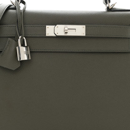 Hermes Epsom Kelly Sellier 28 Vert De Gris 8 of 18