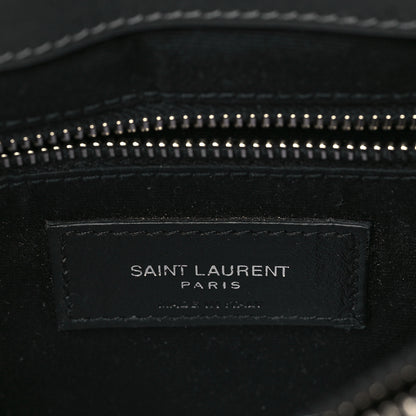 Saint Laurent Calfskin Y Quilted Monogram Medium Loulou Chain Satchel Earth 5 of 8