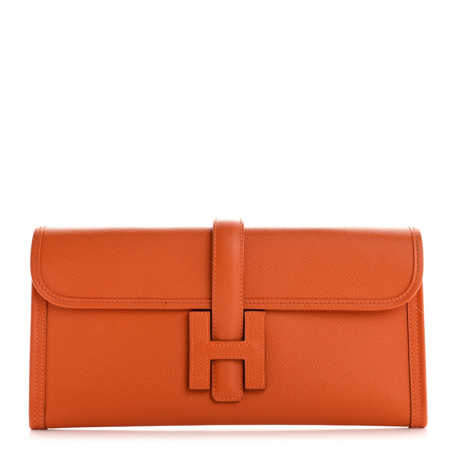 Hermes Epsom Jige Elan 29 Clutch Orange 1 of 10