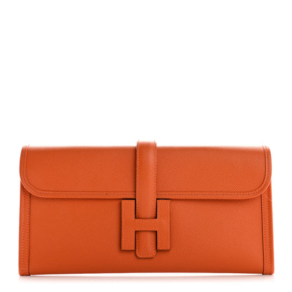 Hermes Epsom Jige Elan 29 Clutch Orange 1 of 10