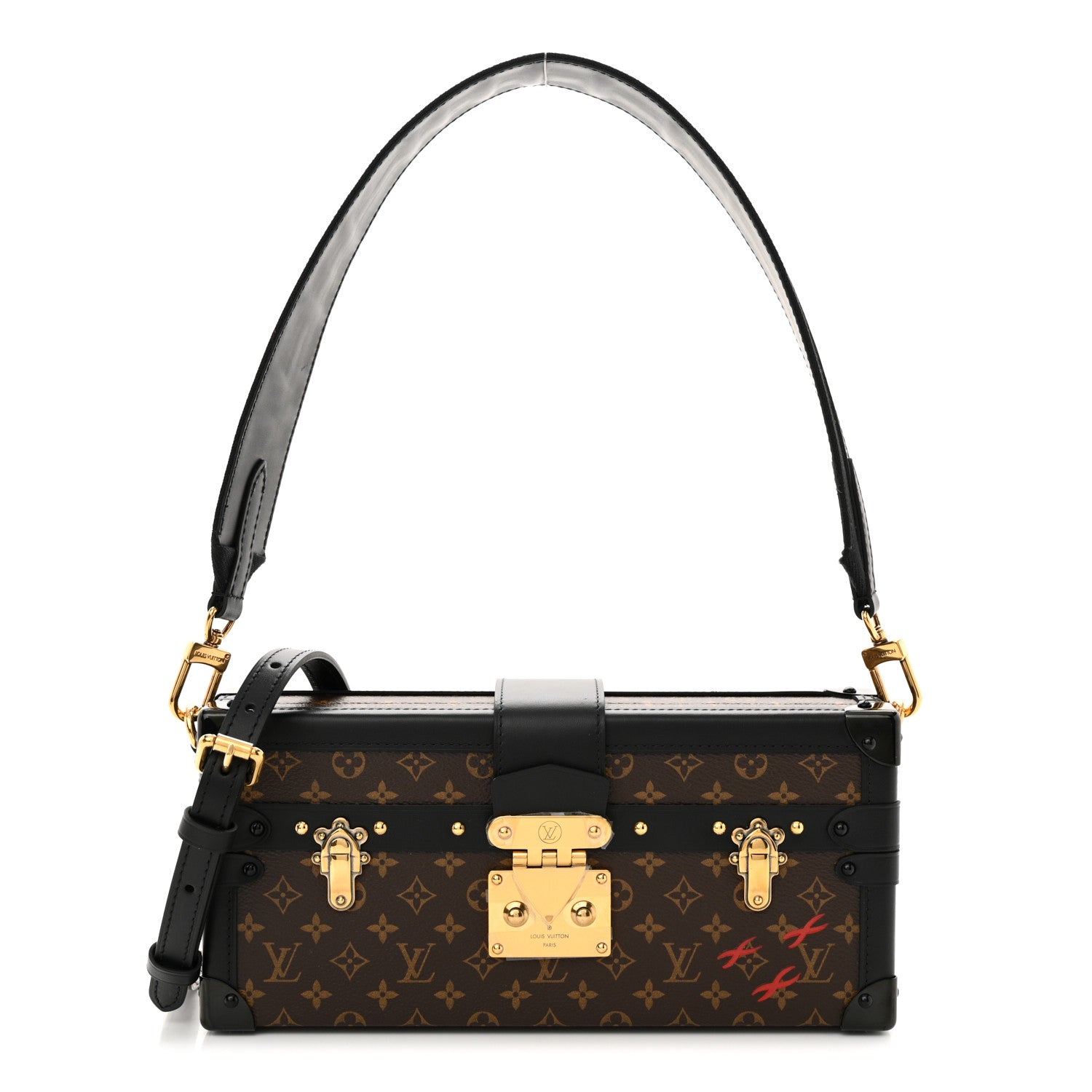 Louis Vuitton Monogram Petite Malle East West Black 1 of 11