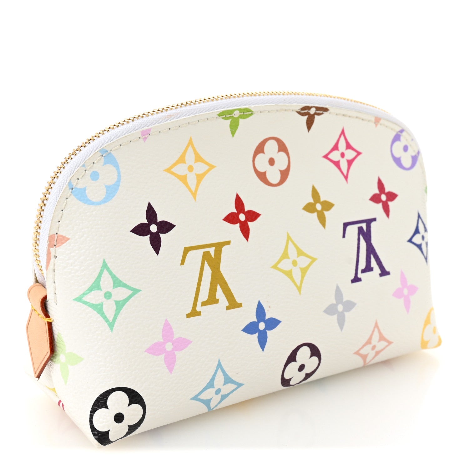 Louis Vuitton LV x TM Monogram Multicolor Cosmetic Pouch PM White 3 of 8
