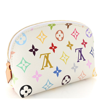 Louis Vuitton LV x TM Monogram Multicolor Cosmetic Pouch PM White 3 of 8