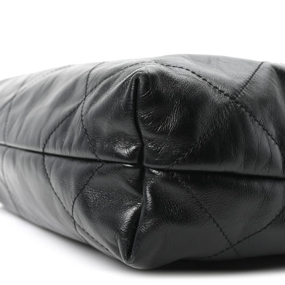 Chanel Shiny Calfskin Quilted Small Chanel 22 Black 11 of 11