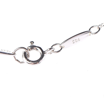 Tiffany Sterling Silver Diamond .09ctw Elsa Peretti Diamonds by the Yard Three Station Necklace 6 of 8