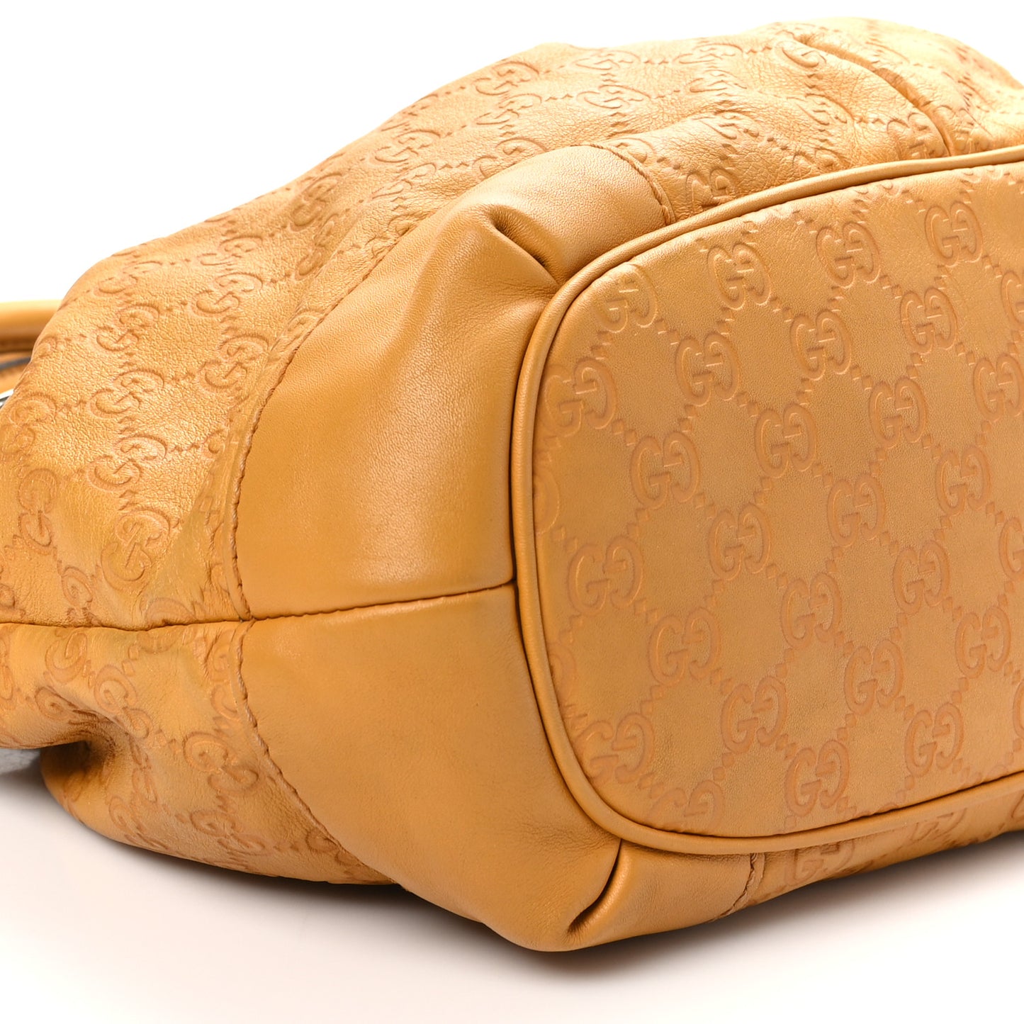 Guccissima Medium Sukey Top Handle Bag Yellow