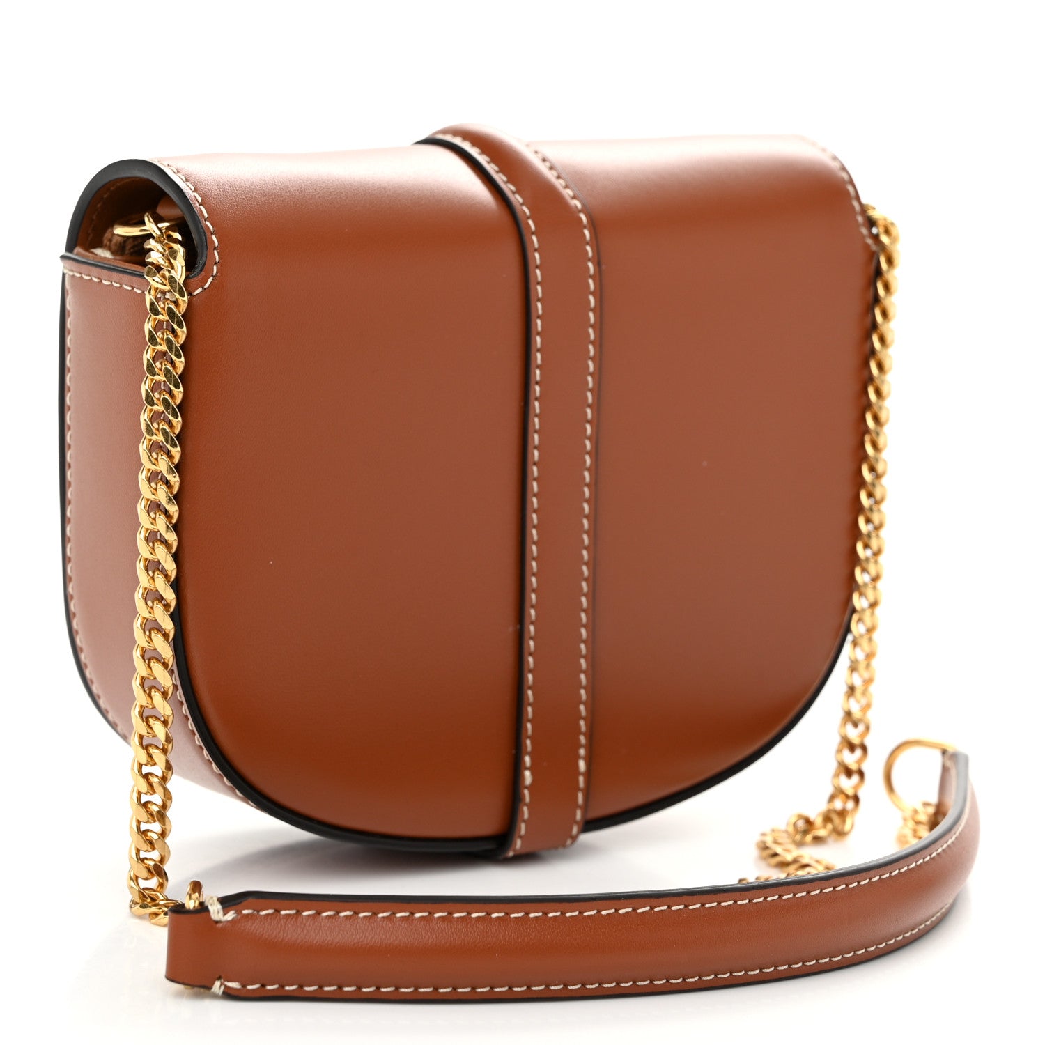 Celine Natural Calfskin Besace Small 16 Wallet on Chain Tan 3 of 10