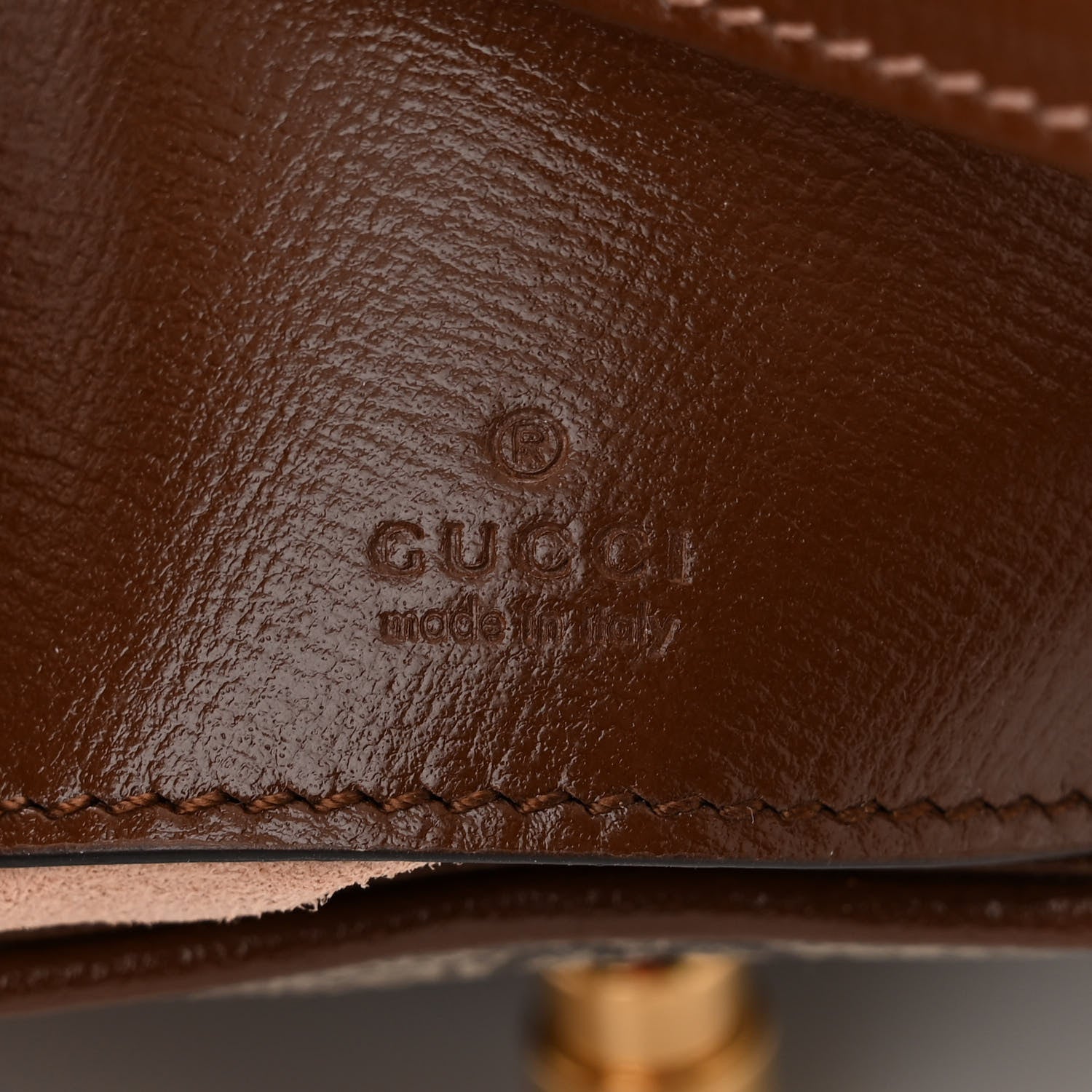 Gucci GG Supreme Monogram Azalea Calfskin Web Mini Jackie 1961 Hobo Beige Ebony Brown Sugar 6 of 11