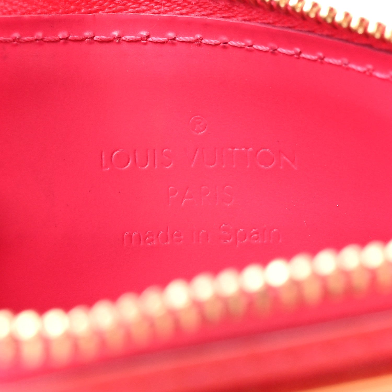 Louis Vuitton Vernis Key Pouch Rose Pop 6 of 10