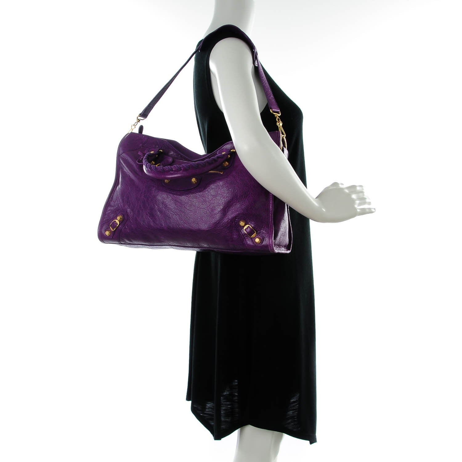 Balenciaga Agneau Giant 12 Gold Hardware City Ultraviolet 2 of 7
