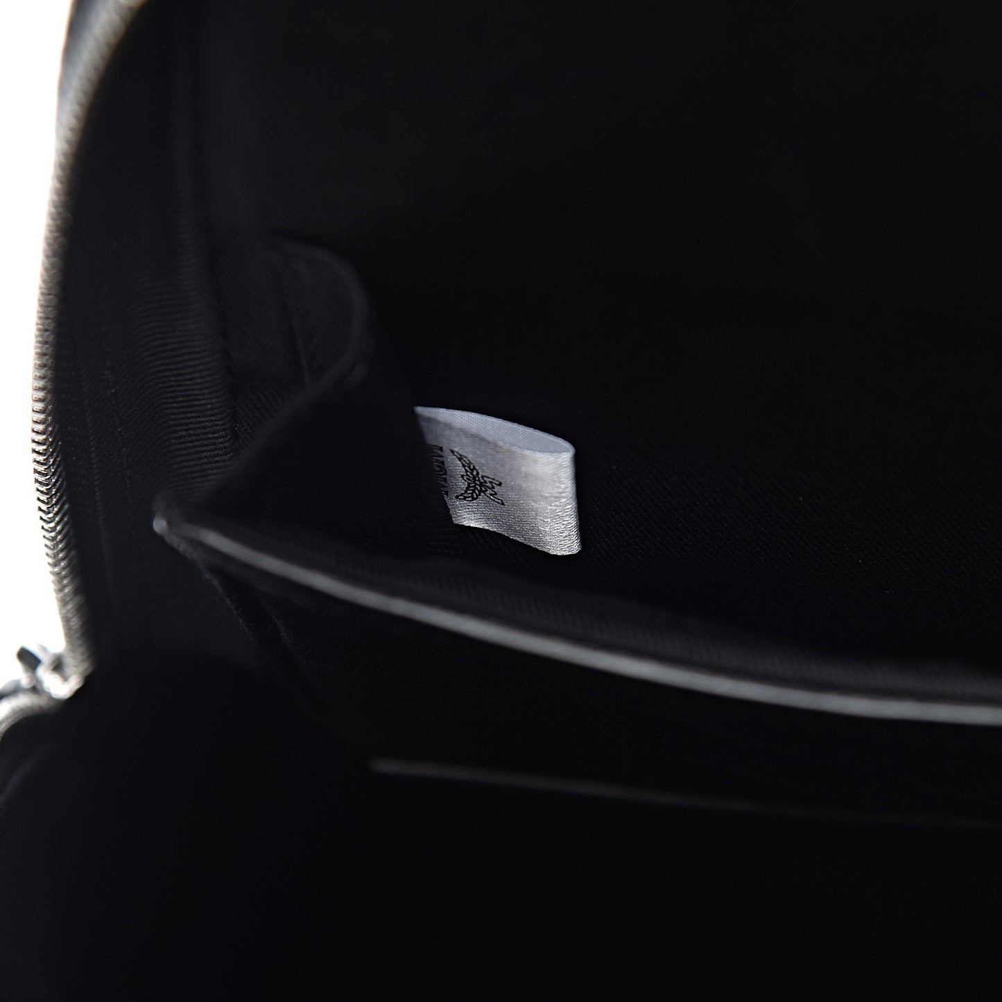 Metallic Visetos Spot MD Backpack Silver Black