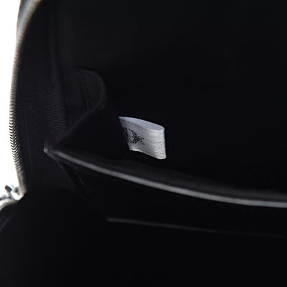 MCM Metallic Visetos Spot MD Backpack Silver Black 6 of 14