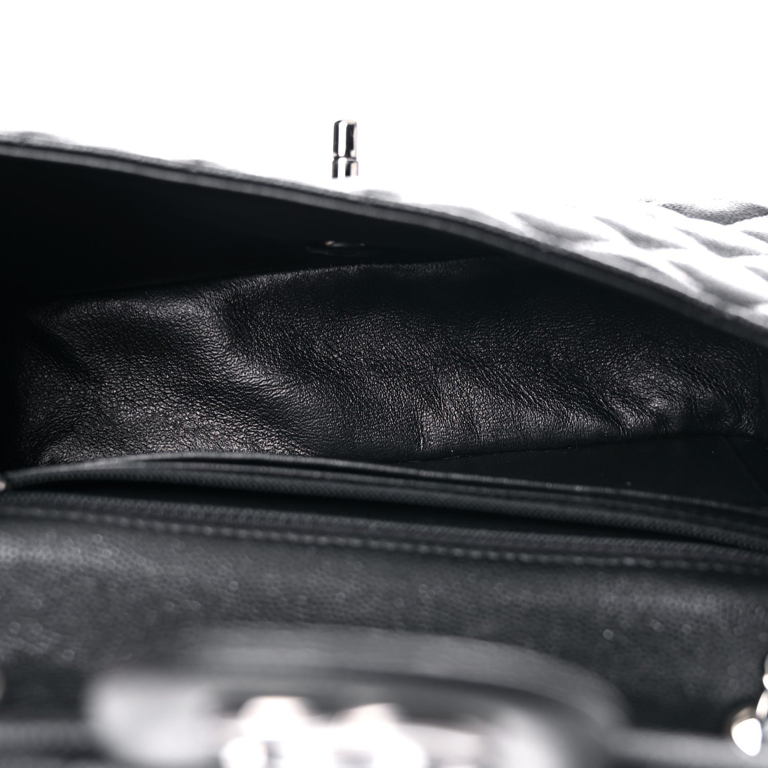 Chanel Iridescent Caviar Quilted Mini Rectangular Flap Black 5 of 10