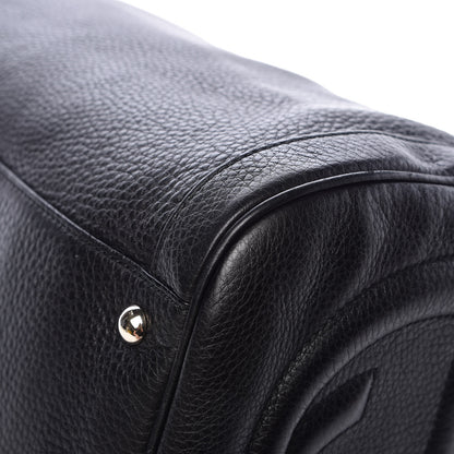 Gucci Pebbled Calfskin Medium Soho Boston Black 11 of 16