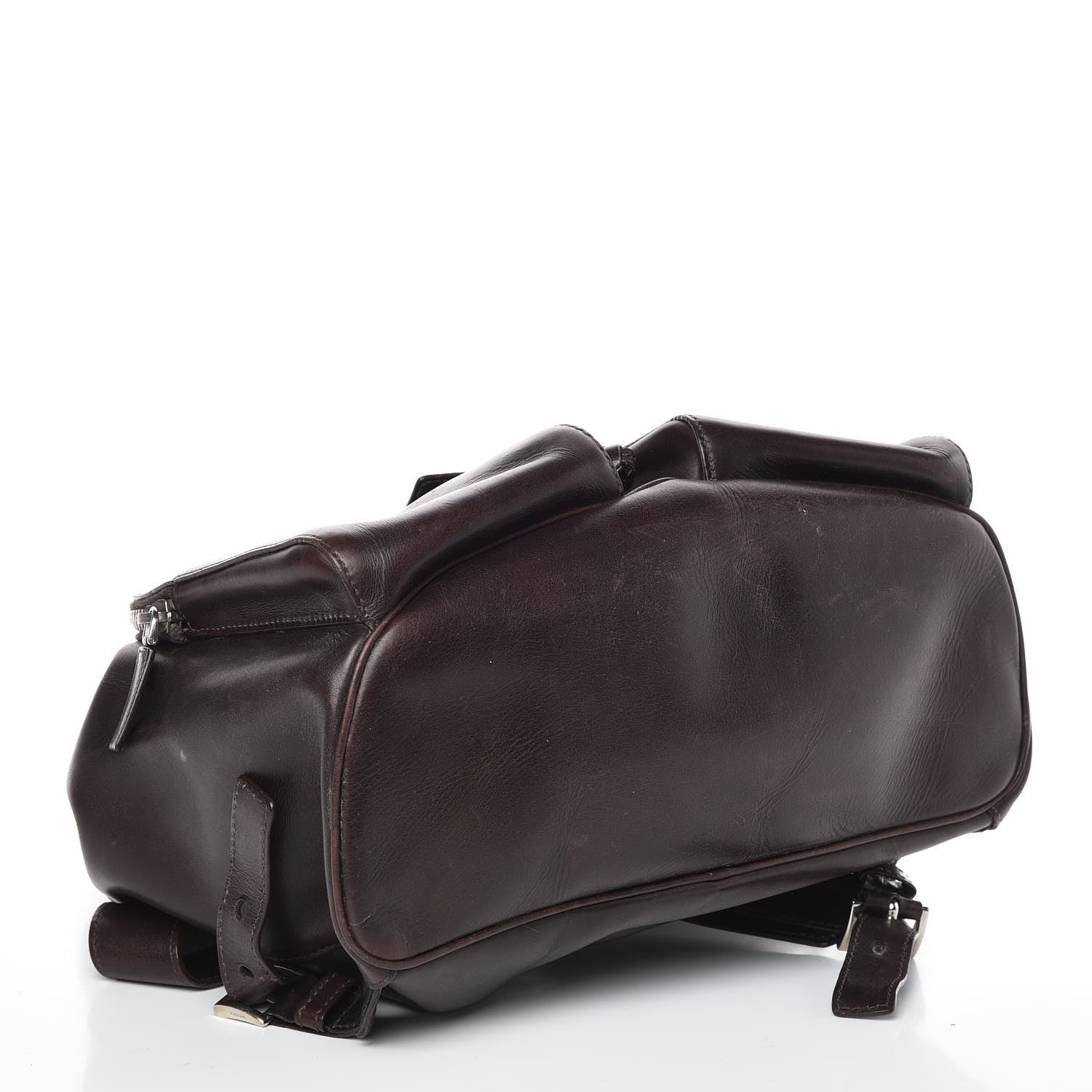 Prada Calfskin Backpack Brown 4 of 9