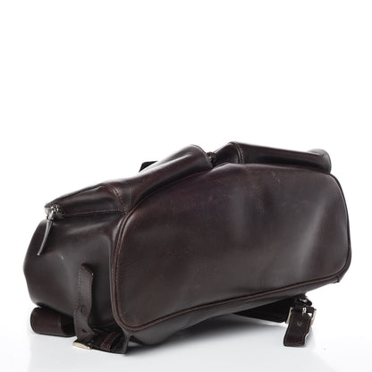 Prada Calfskin Backpack Brown 4 of 9