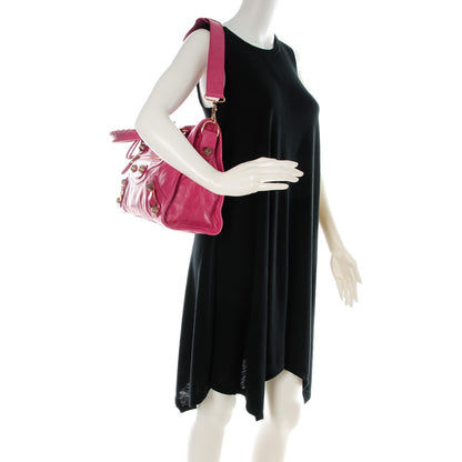 Balenciaga Agneau Giant 21 Rose Gold Hardware City Cyclamen Fucsia 2 of 7