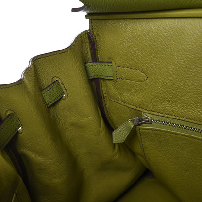 Hermes Togo Birkin 35 Vert Anis 6 of 12