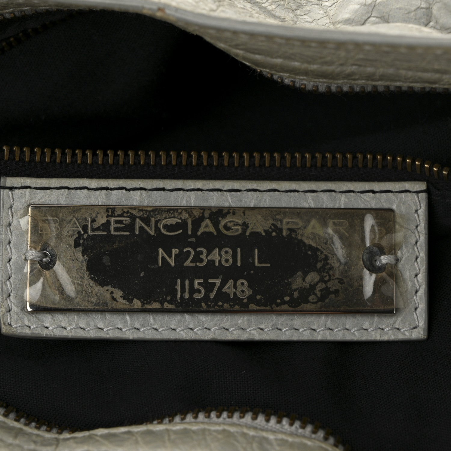 Balenciaga Agneau Classic Hardware City Gris Ciment 7 of 15