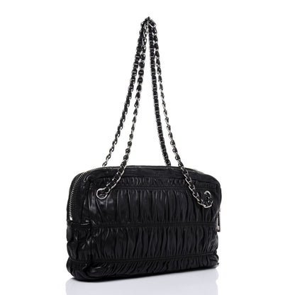 Prada Nappa Gaufre Satchel Black 4 of 23