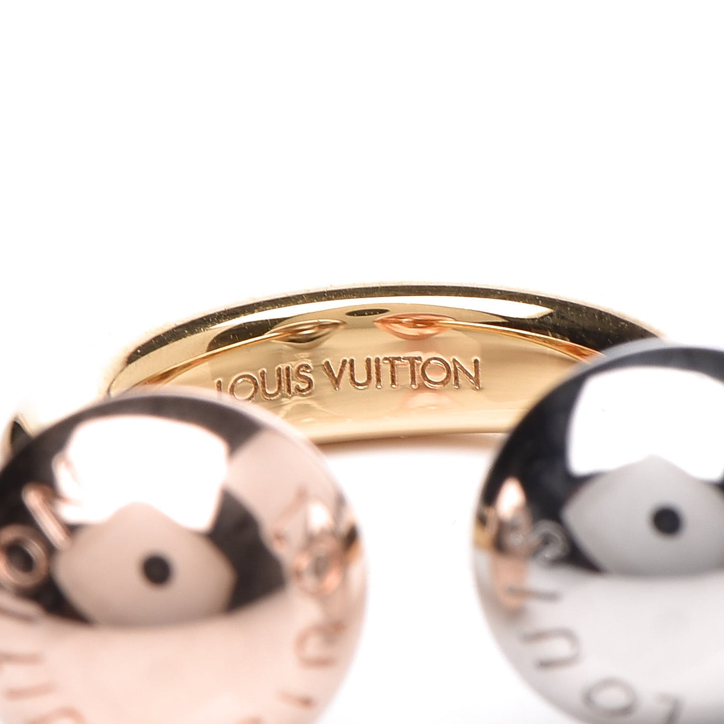 Studdy Ring M Gold Pink Silver