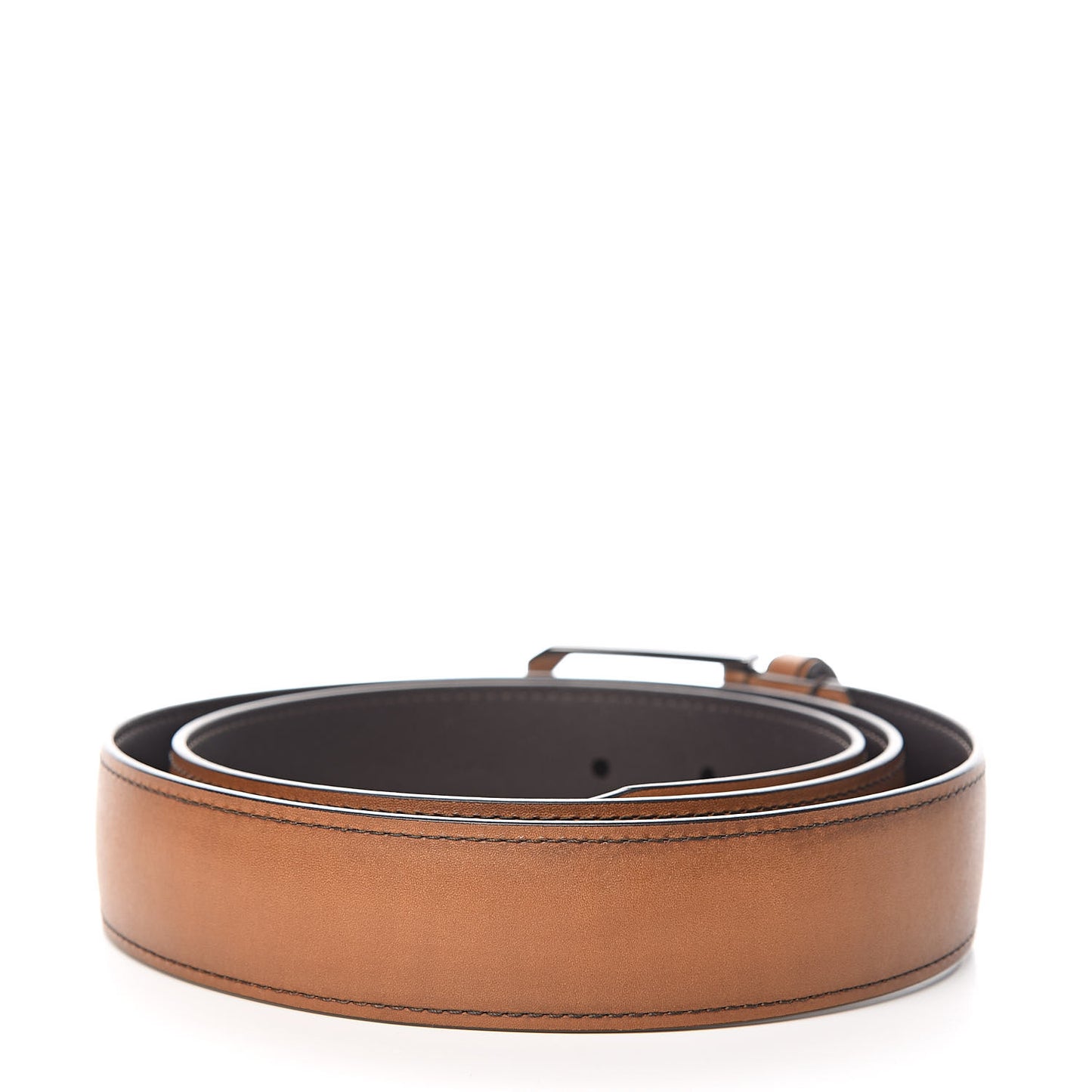 Calfskin Legacy Belt 100 40 Cognac