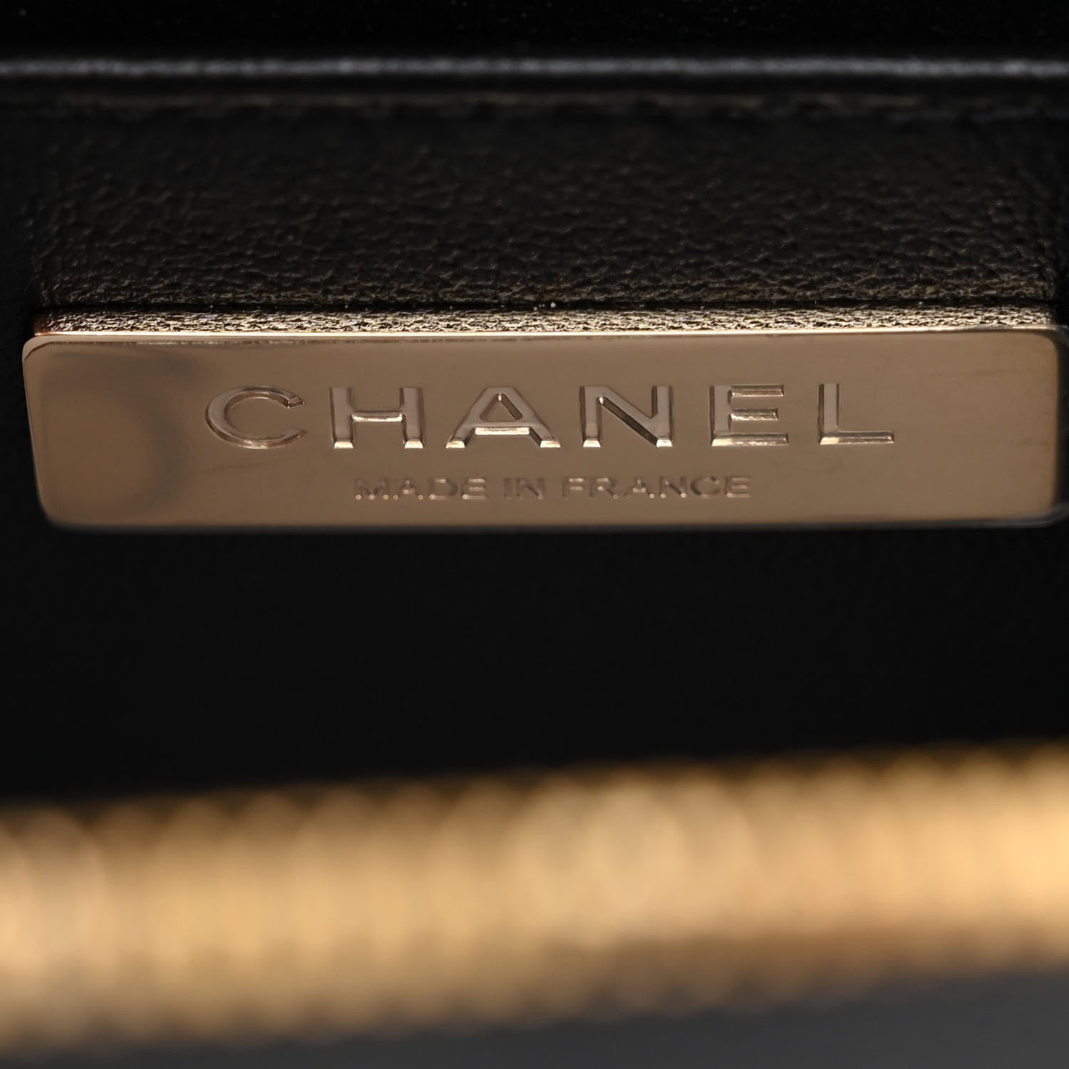 Chanel Calfskin Quilted Studded Square Vanity Case Black 6 of 10