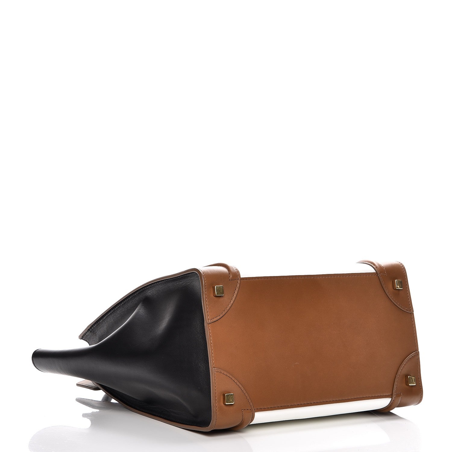 Celine Smooth Calfskin Mini Tri-Color Luggage Brown 5 of 13