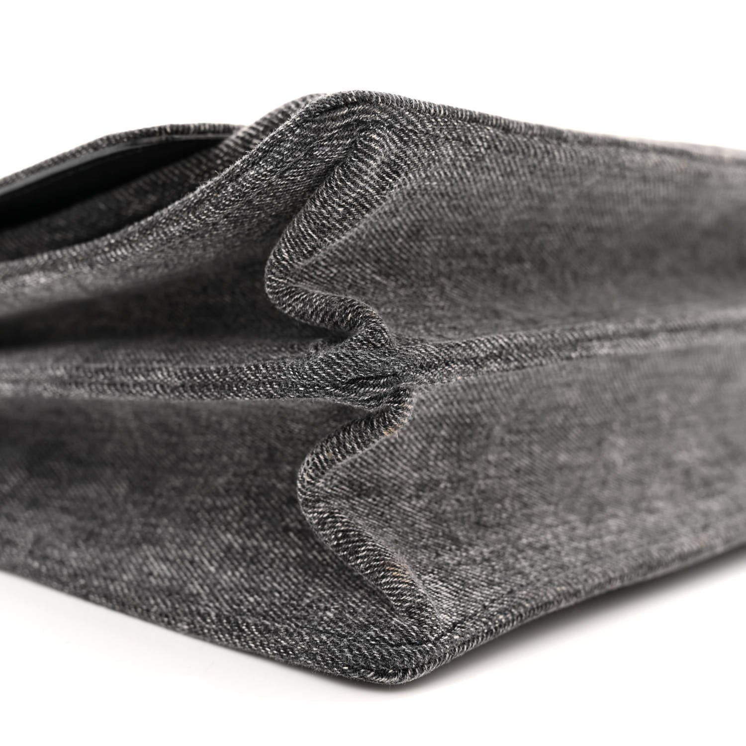 Saint Laurent Denim Medium Monogram Sunset Black 10 of 14