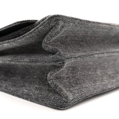 Saint Laurent Denim Medium Monogram Sunset Black 10 of 14