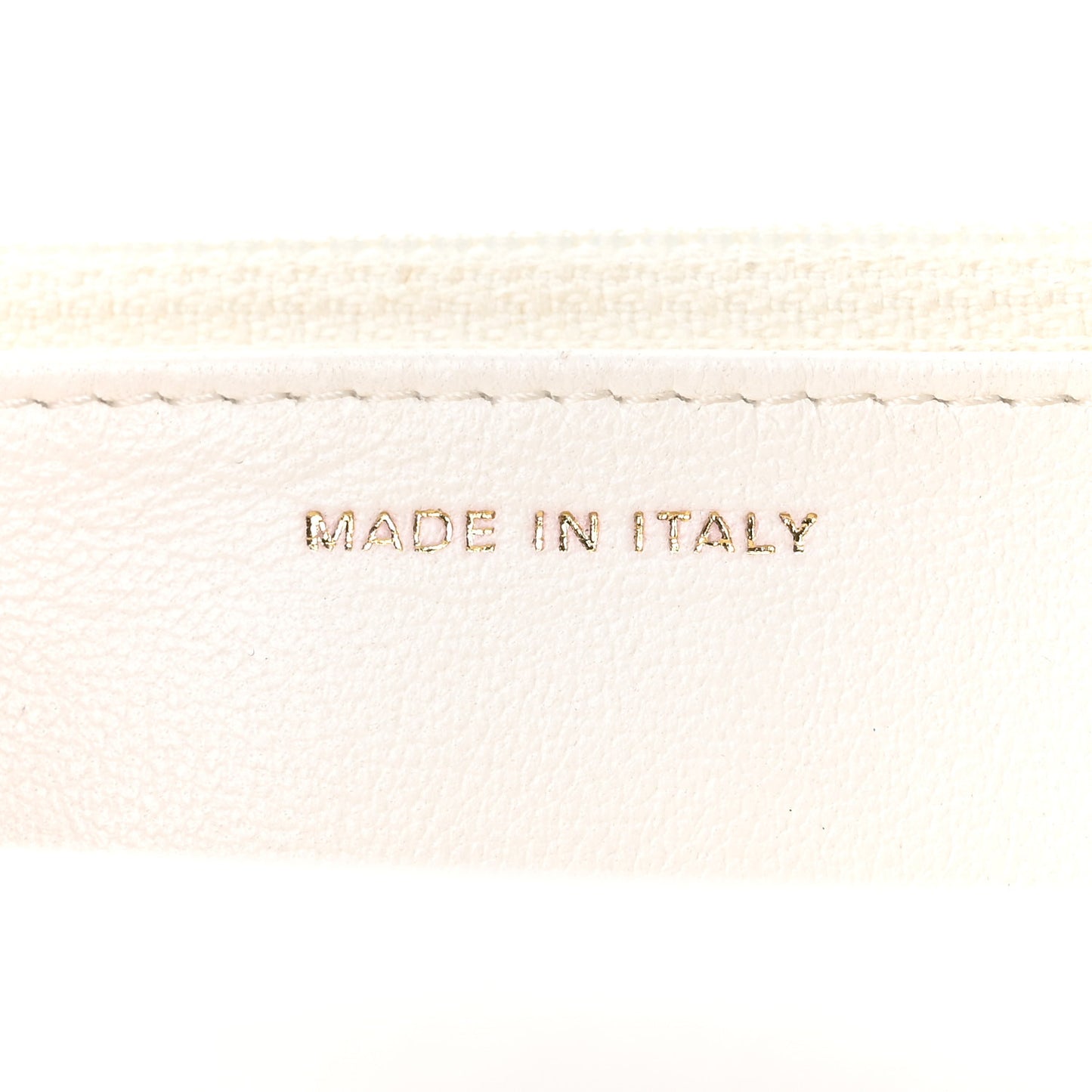 Lambskin Quilted Pillow Crush Wallet On Chain WOC White