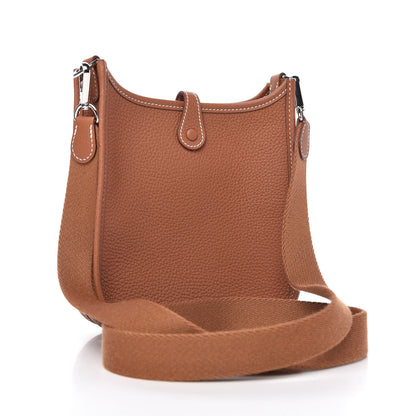 Hermes Taurillon Clemence Evelyne TPM Gold 3 of 10