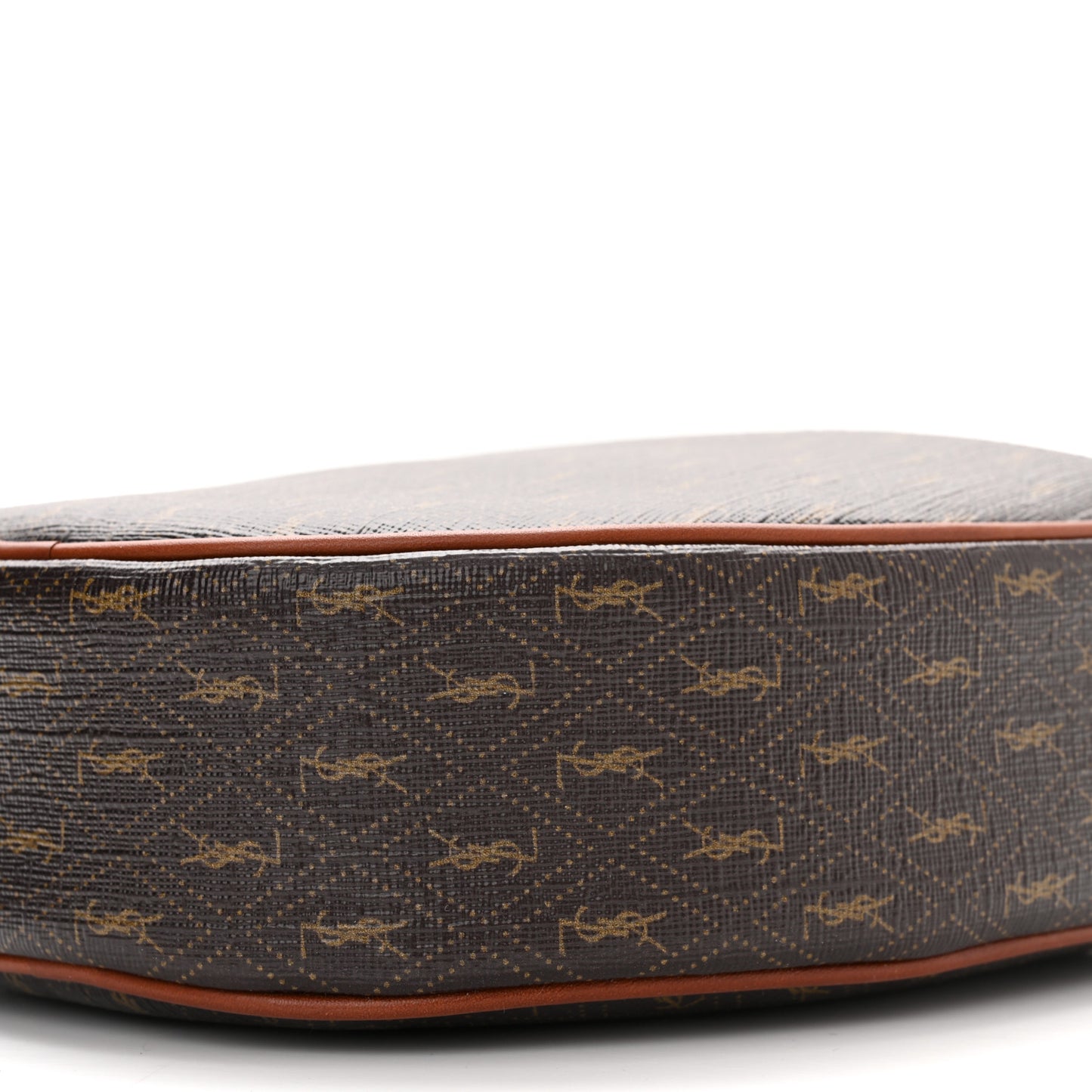 Canvas Smooth Calfskin Le Monogramme Coeur Crossbody Chestnut