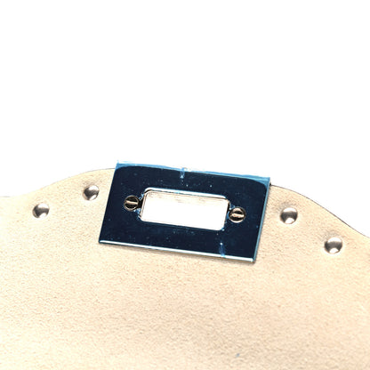 Valentino Garavani Pebbled Calfskin Embroidered Medium Rockstud Flip Lock Crossbody Bag Ivory 7 of 10