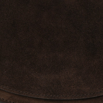 Chloe Calfskin Suede Small Tess Bag Chocolate Brown 12 of 14