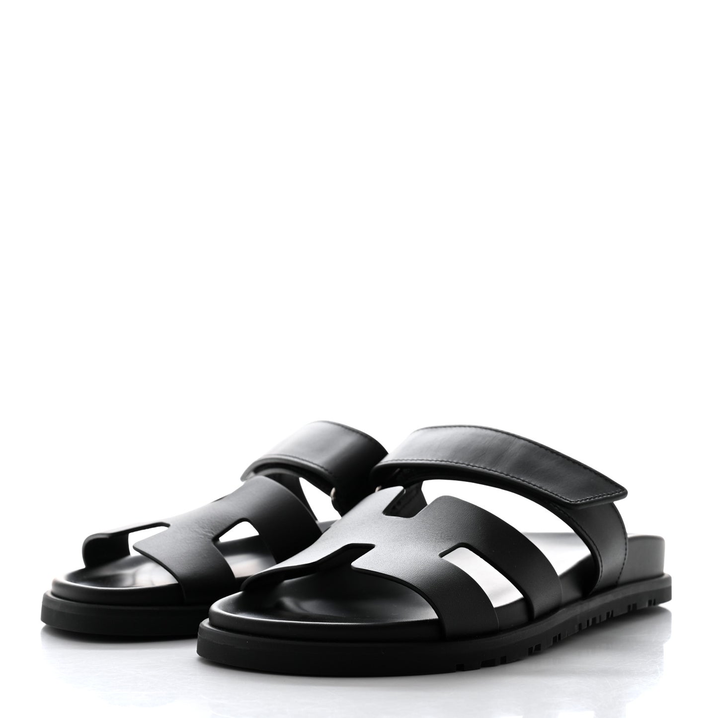 Calfskin Womens Chypre Sandals 37 Black