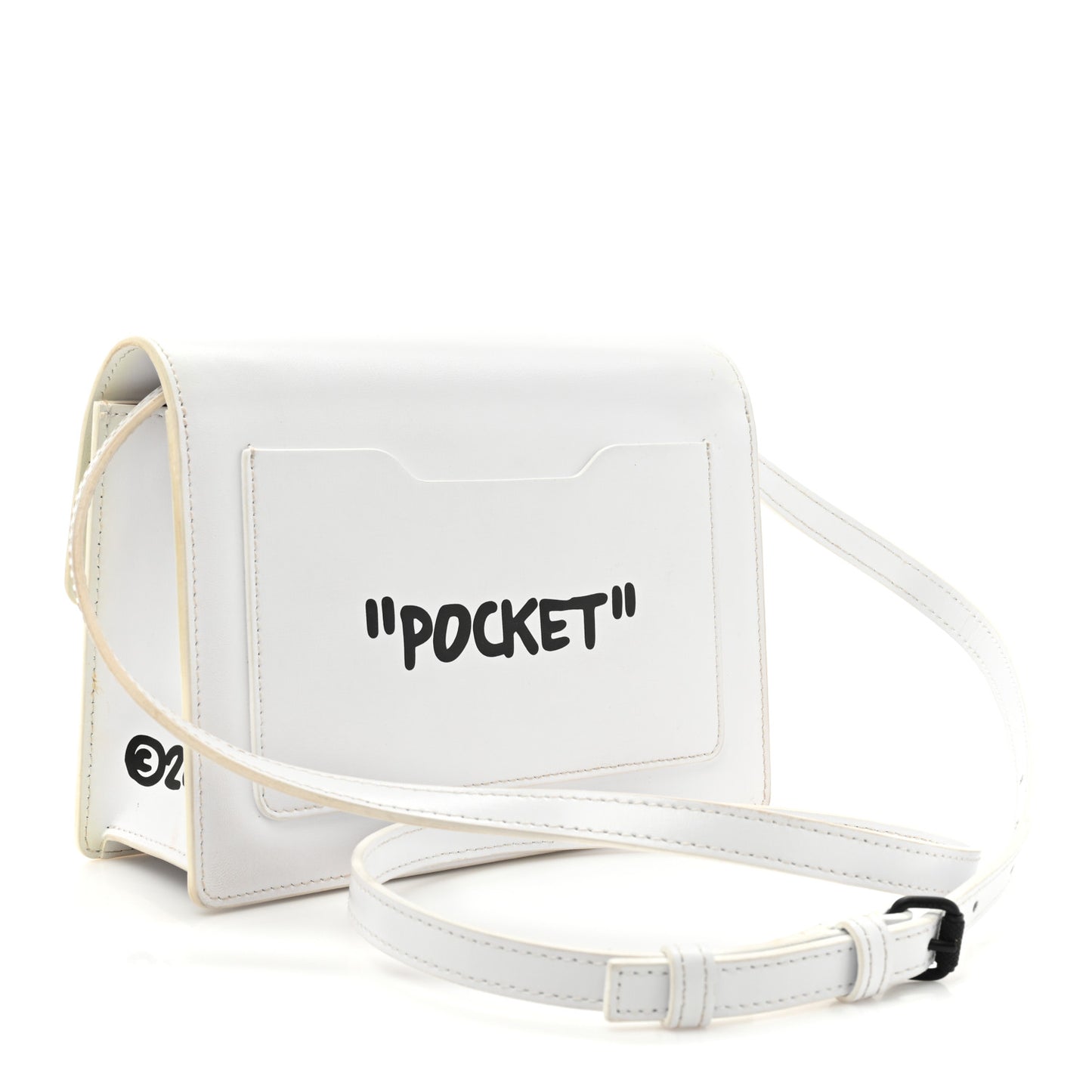 Calfskin Cash Jitney 1.0 Shoulder Bag White