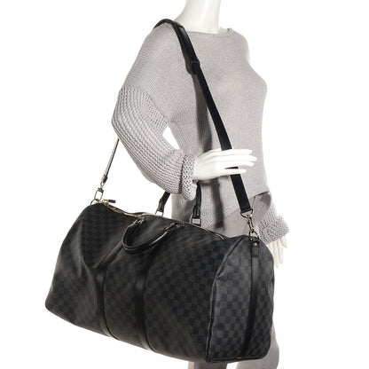 Louis Vuitton Damier Graphite Keepall Bandouliere 55 2 of 8