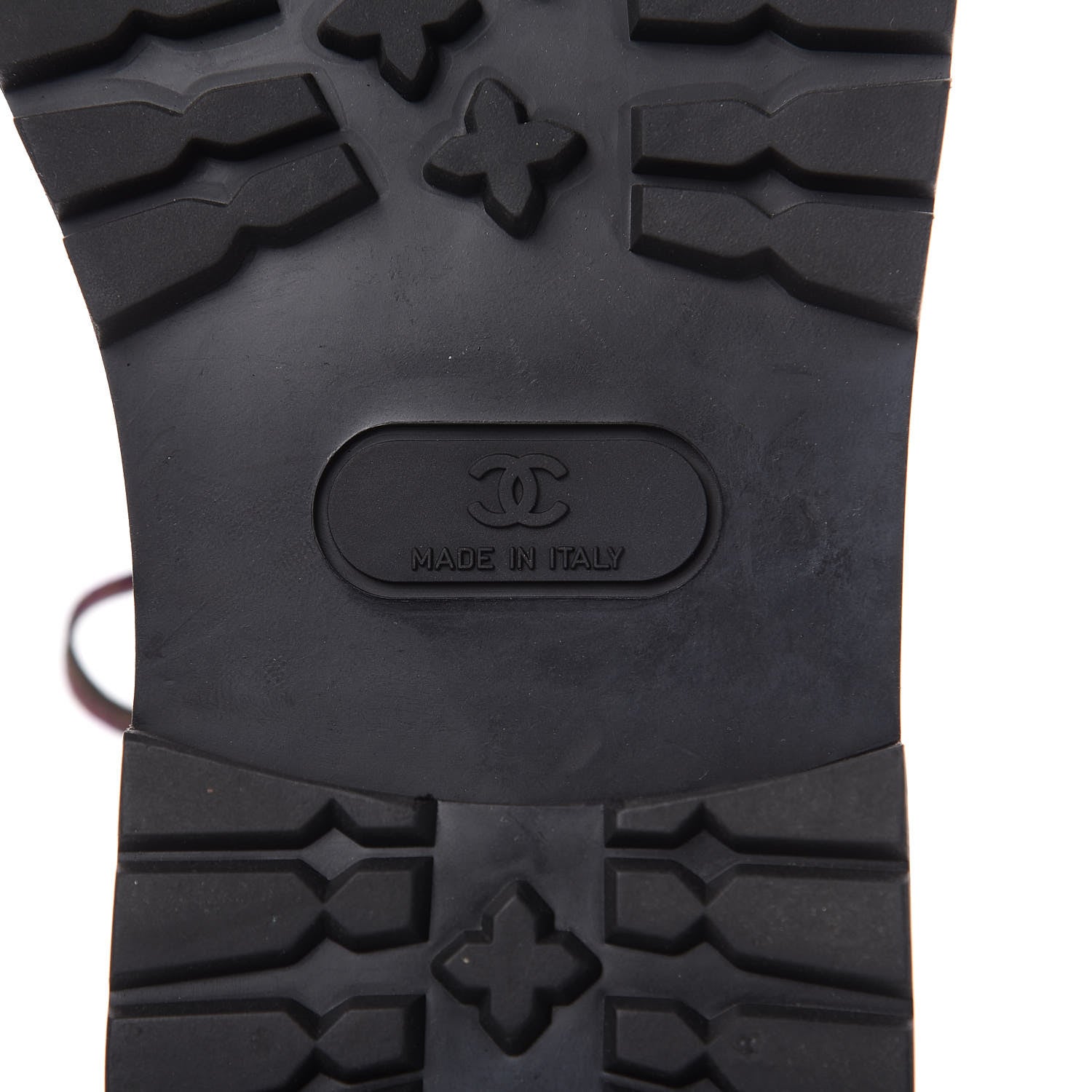 Chanel Lambskin Quilted Lace Up Boots 37 Black 8 of 8