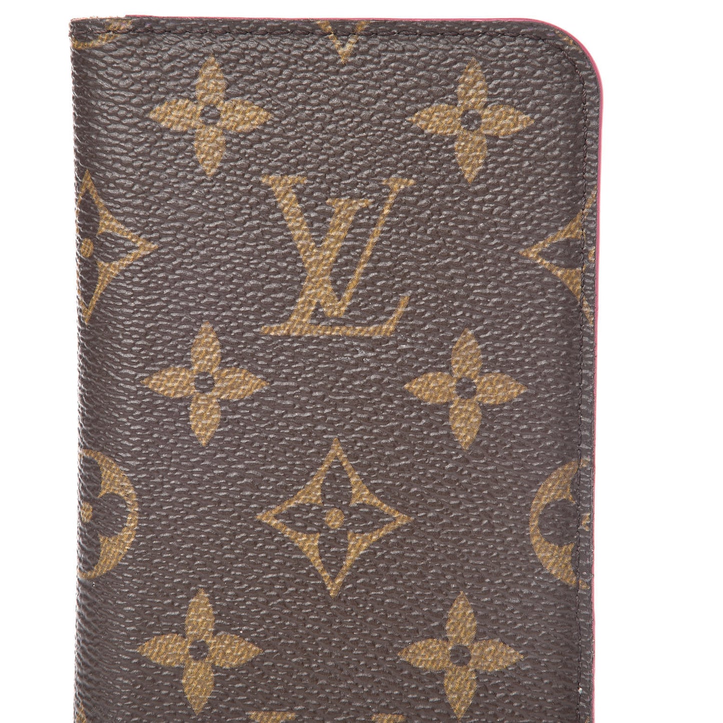 Monogram iPhone X Folio Case Rose Pop