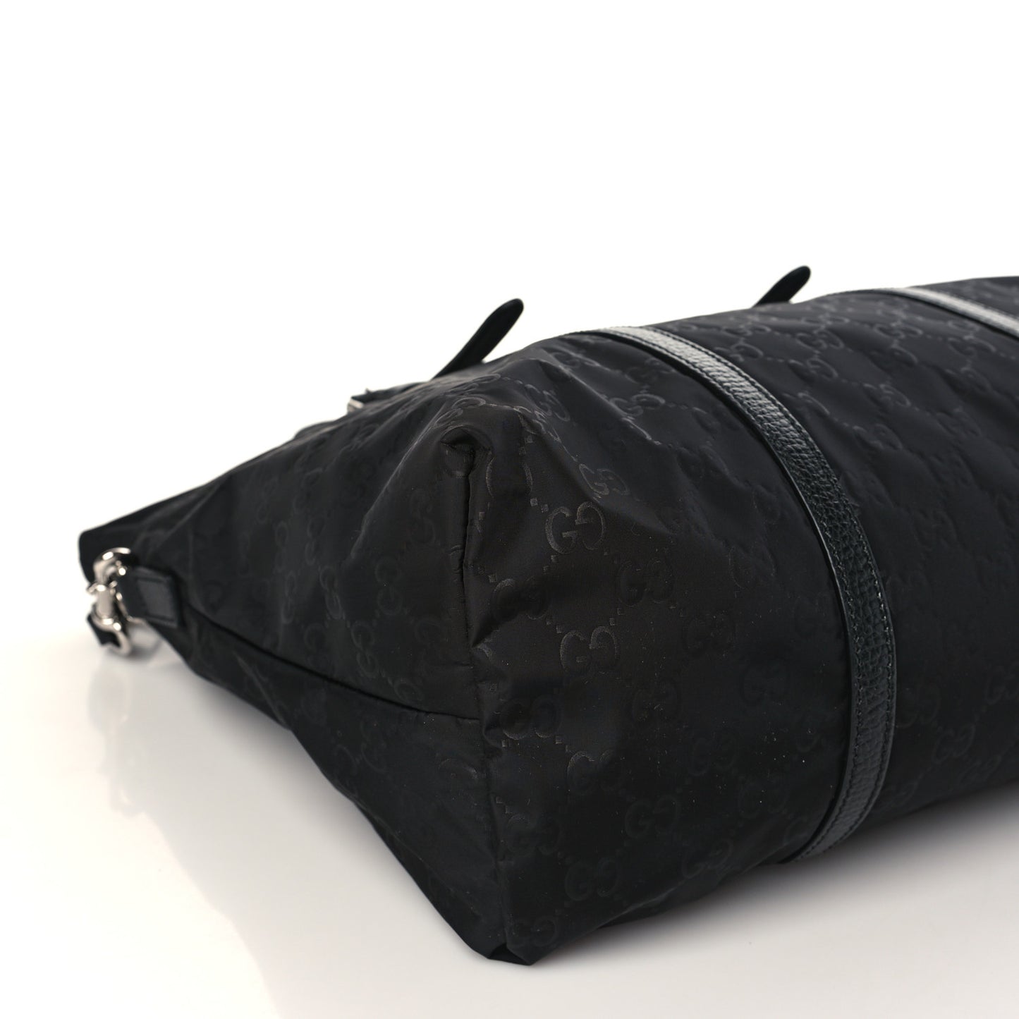 Nylon Monogram Tote Black