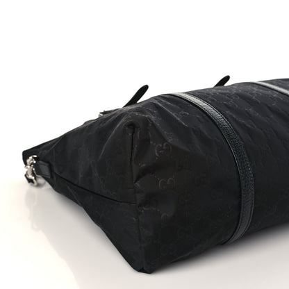 Gucci Nylon Monogram Tote Black 8 of 9