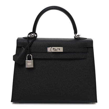 Hermes Epsom Kelly Sellier 25 Black 1 of 10